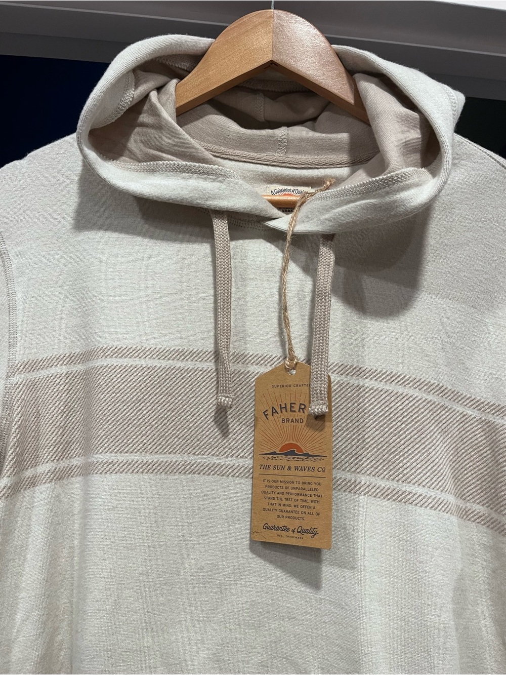 NWT! Faherty Men’s Legend Sweater Hoodie!